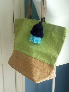Mud Pie Jute Bag